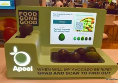 Ripe finder for consumers in order not to squeeze avocados, but still checking if is ripe at the shelves